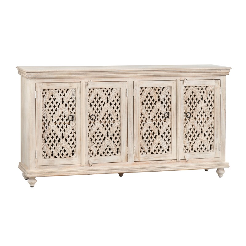 Lattice Four-Door Sideboard CVFNR4806