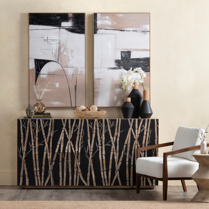 Bamboo Four-Door Sideboard CVFNR4808