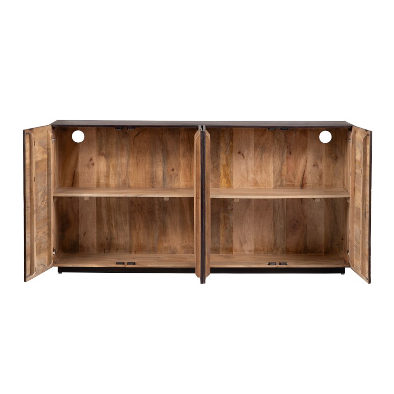 Banana Leaf Four-Door Sideboard CVFNR4809