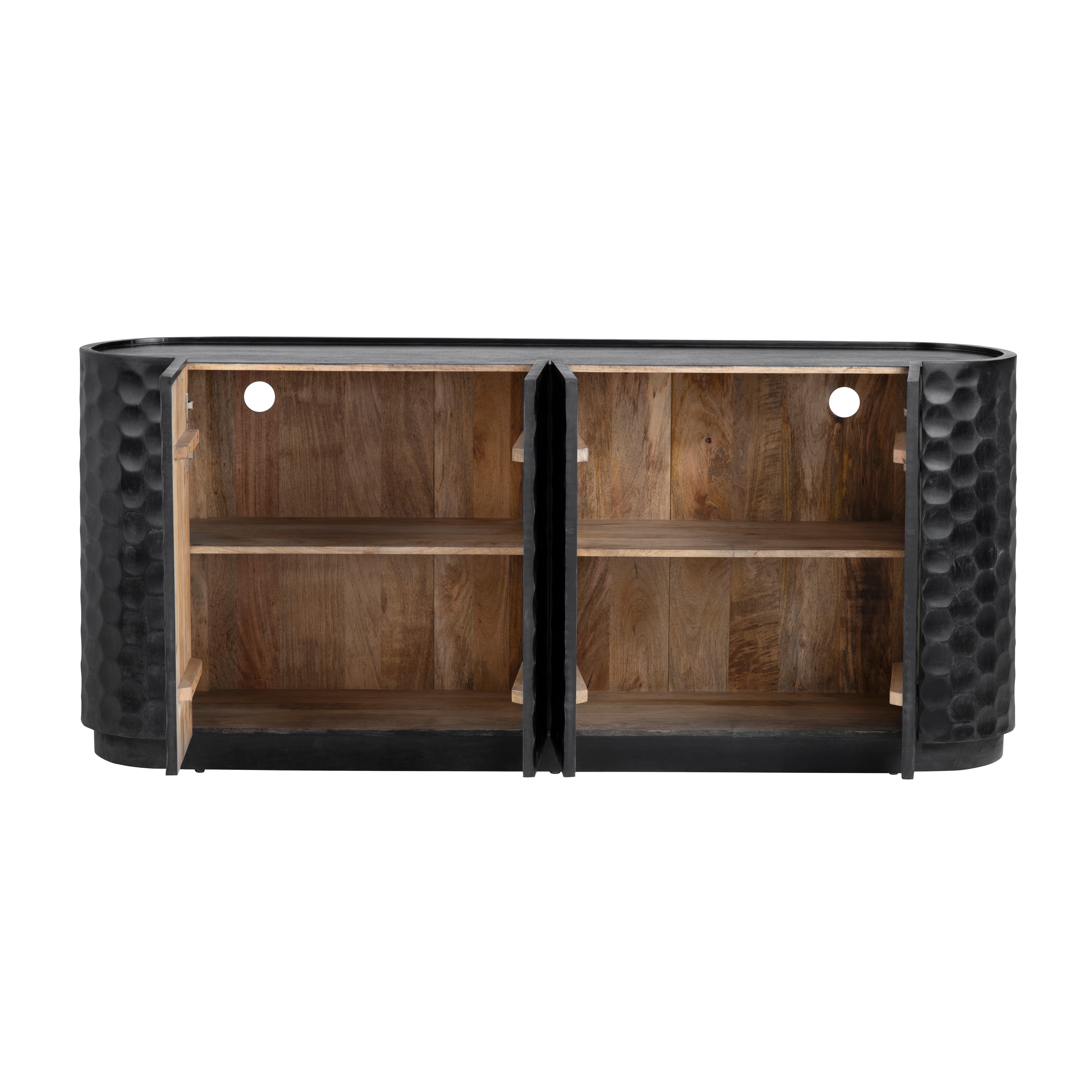 Gibson Four-Door Sideboard (Black) CVFNR5221