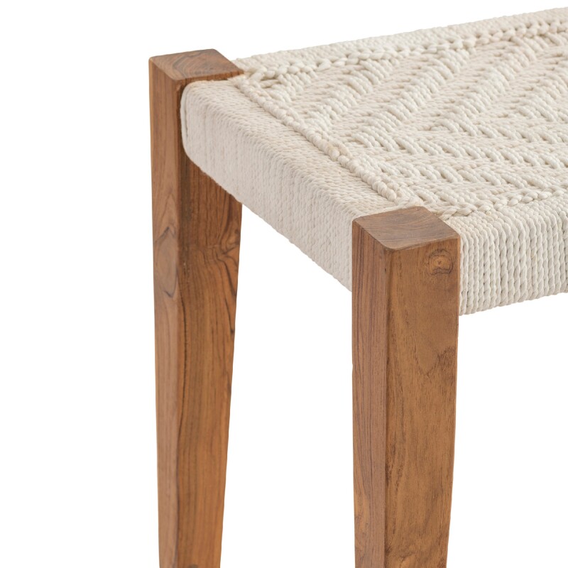 Bengal Manor Jute Bench CVFNR695