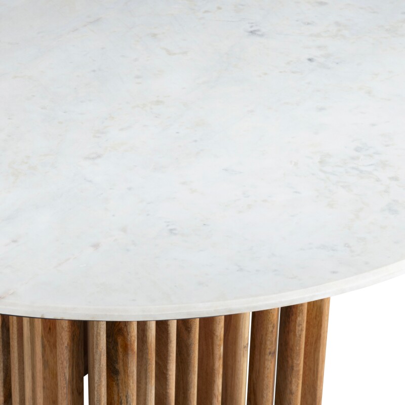 Sullivan Round Marble Dining Table CVFNRD116