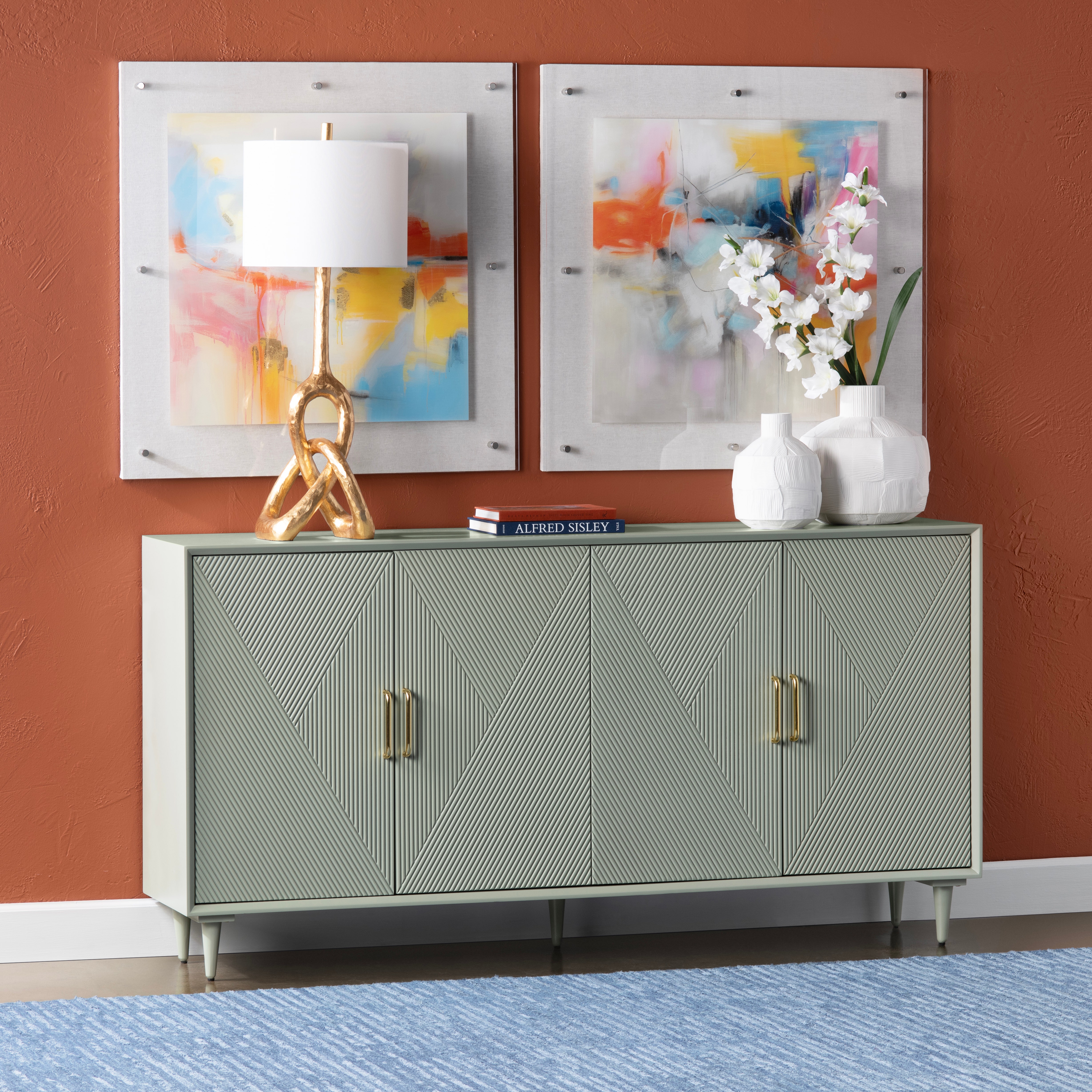 Arvada Four-Door Sideboard (Sage Green) CVFVR8428