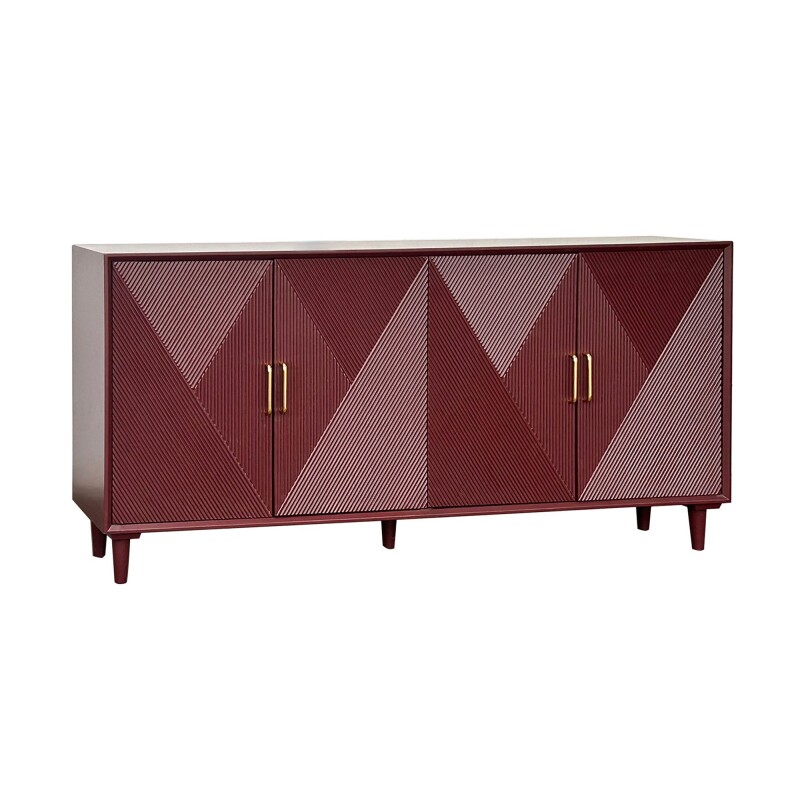 Arvada Four-Door Sideboard (Merlot) CVFVR8564