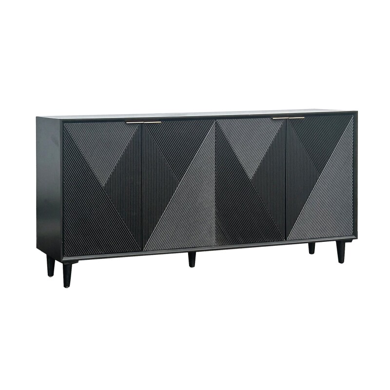 Arvada Four-Door Sideboard (Black) CVFVR8565