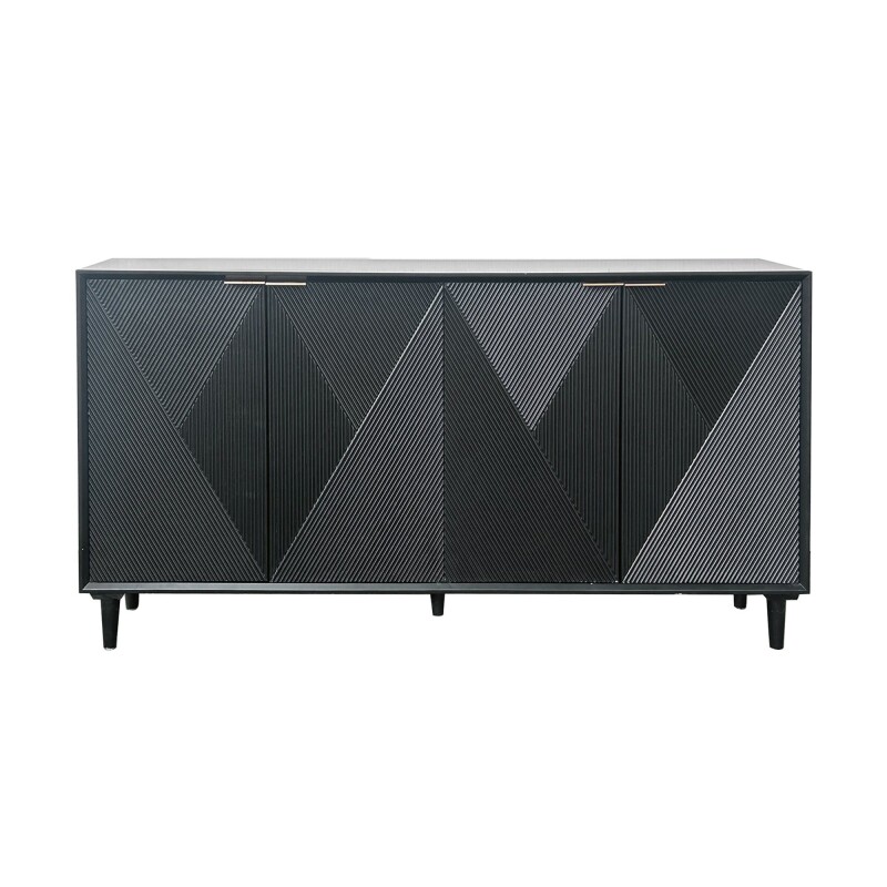 Arvada Four-Door Sideboard (Black) CVFVR8565