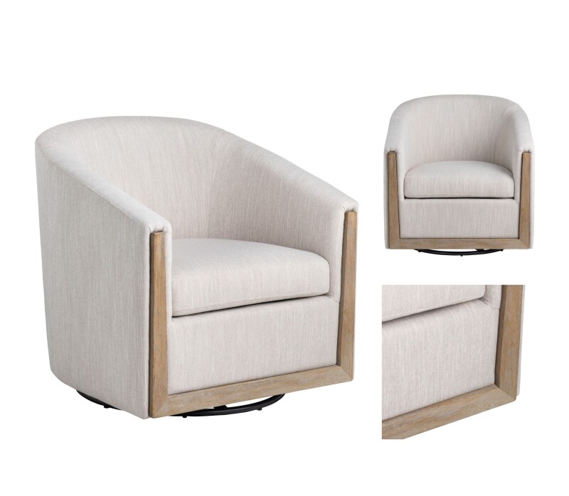 Bennett Swivel Accent Chair CVFZR5135