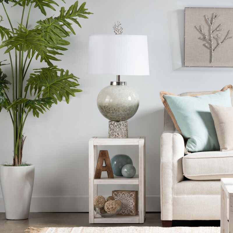 Silver Coral Table Lamp CVIDA044