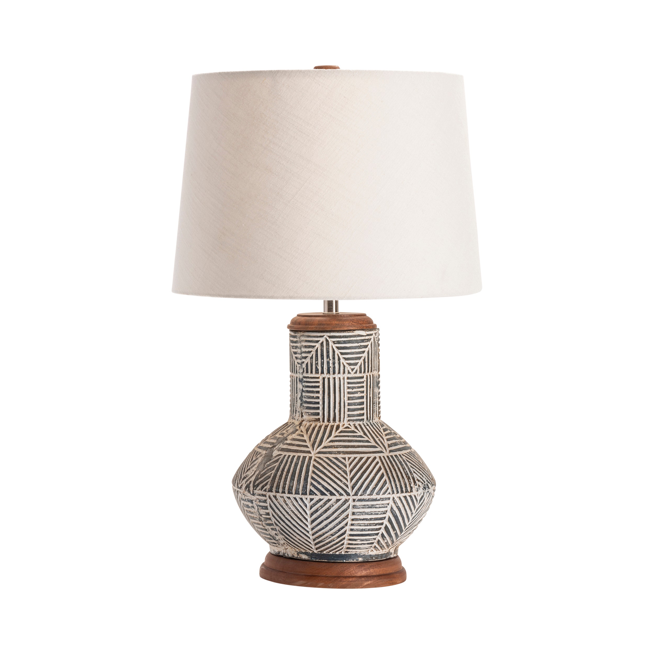 Monterey Tribal Motif Table lamp CVIDZA065