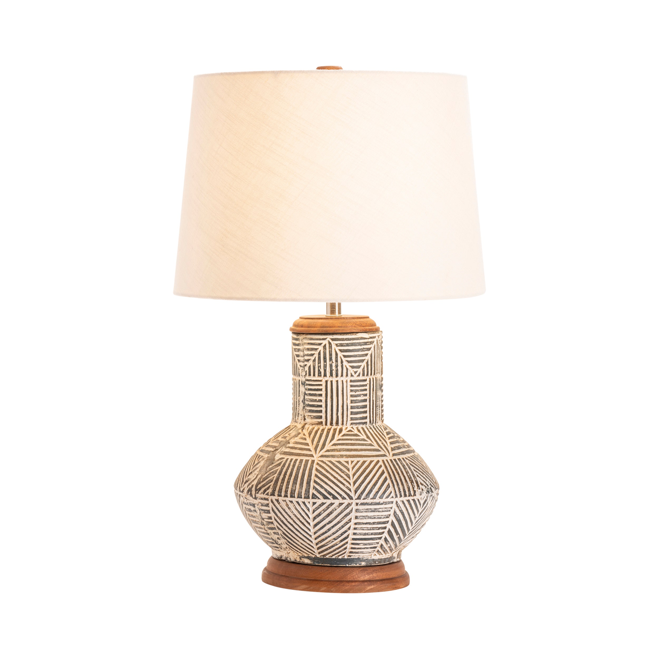 Monterey Tribal Motif Table lamp CVIDZA065