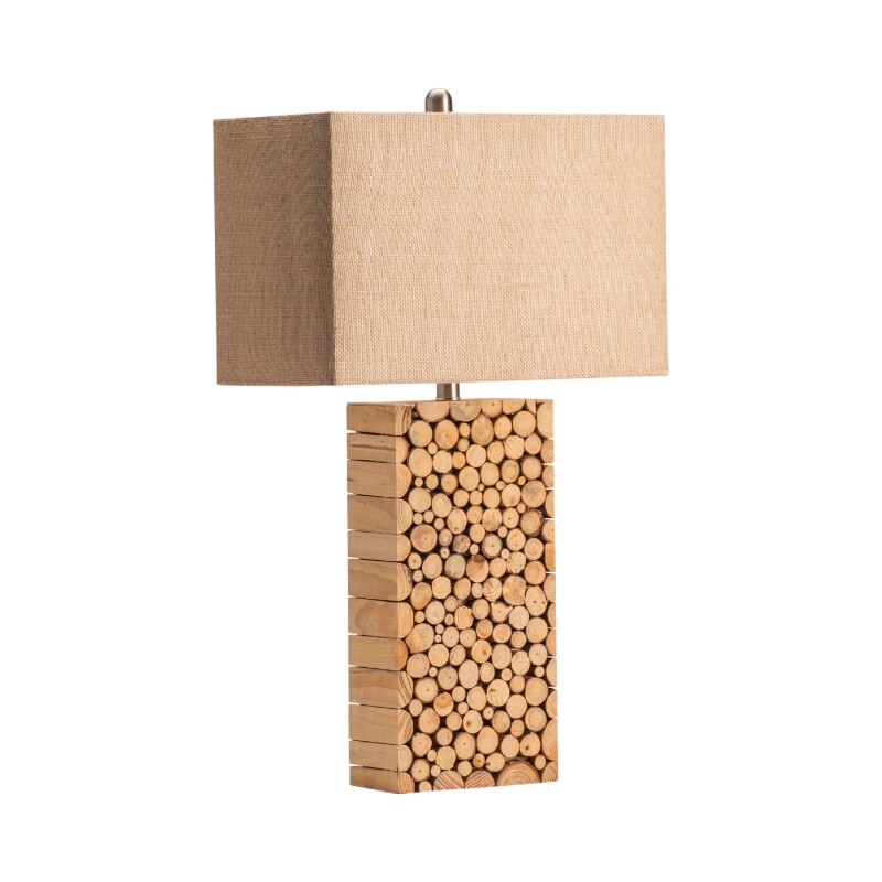 Stacked Wood Table Lamp CVLY1920