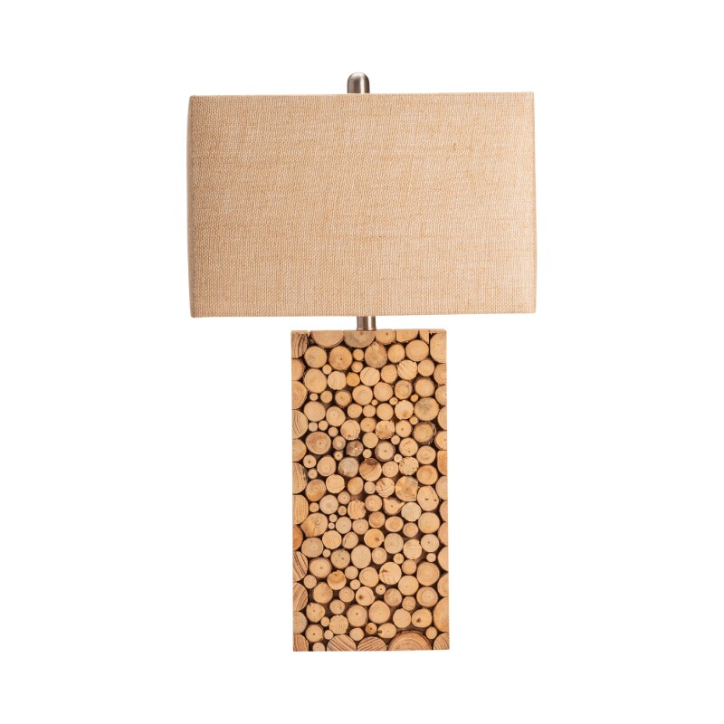 Stacked Wood Table Lamp CVLY1920