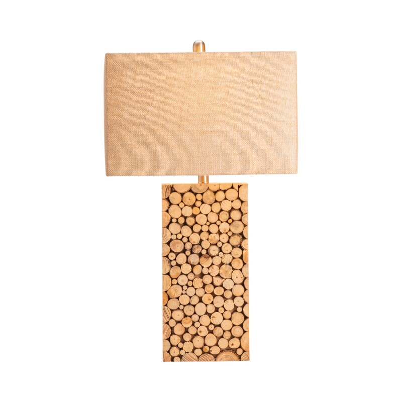 Stacked Wood Table Lamp CVLY1920
