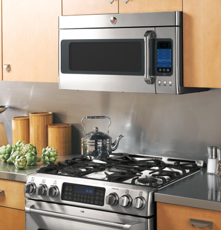 GE Series 2.0 Cu. Ft. Over-the-Range Microwave Oven CVM2072SMSS