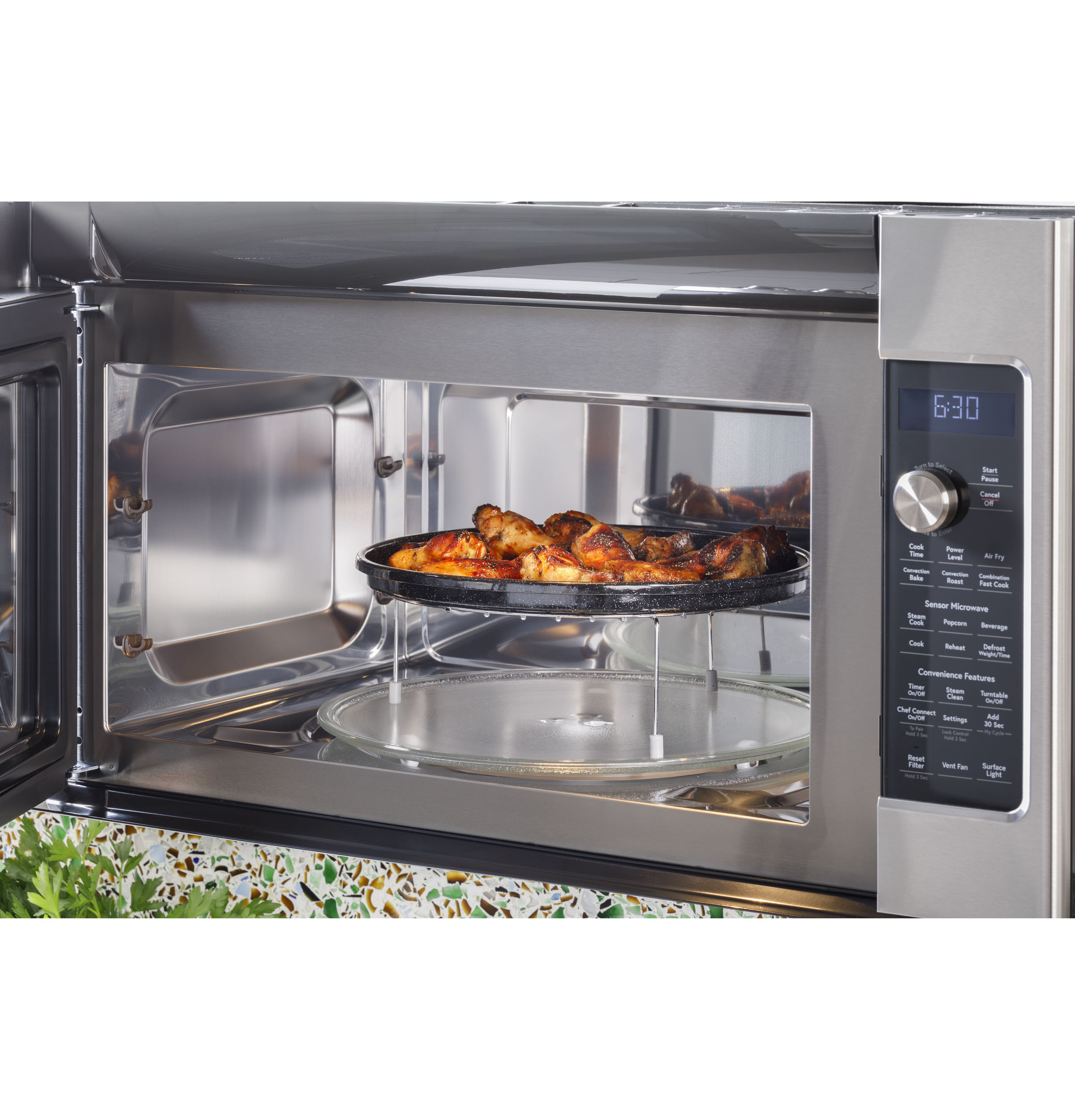 CAFÉ™ 1.7 Cu. Ft. Convection Over-the-Range Microwave Oven view 8