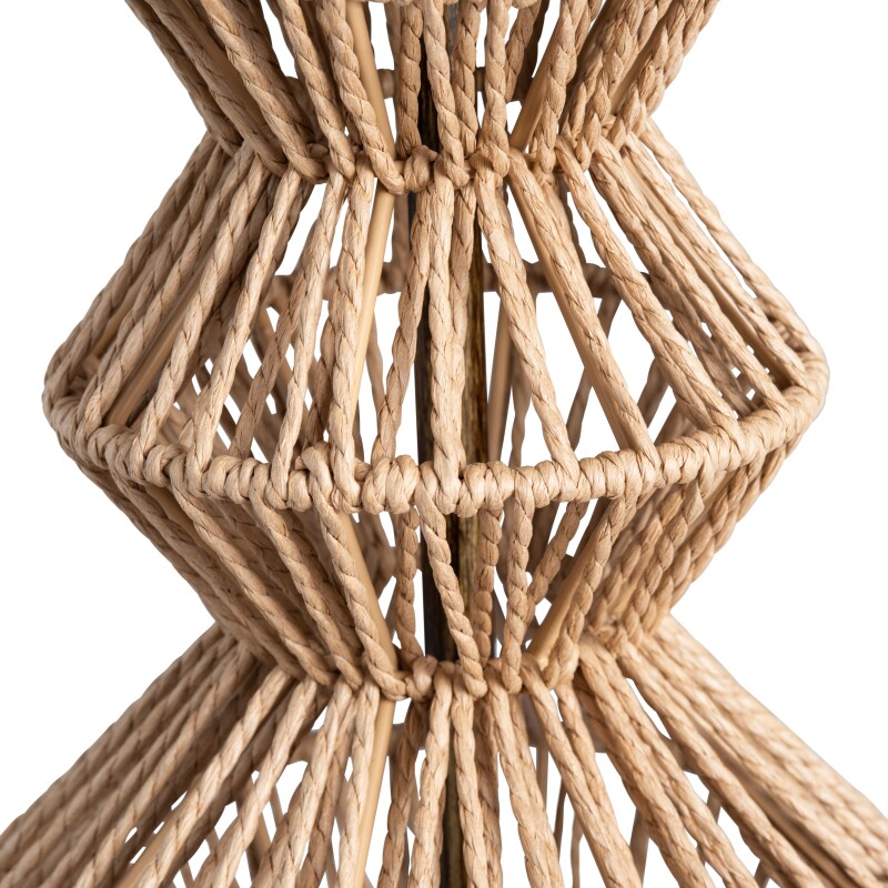 Adler Turreted Woven Table Lamp CVNAM731