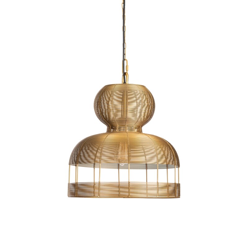 Large Hampton Wrapped wire pendant CVPZDN005