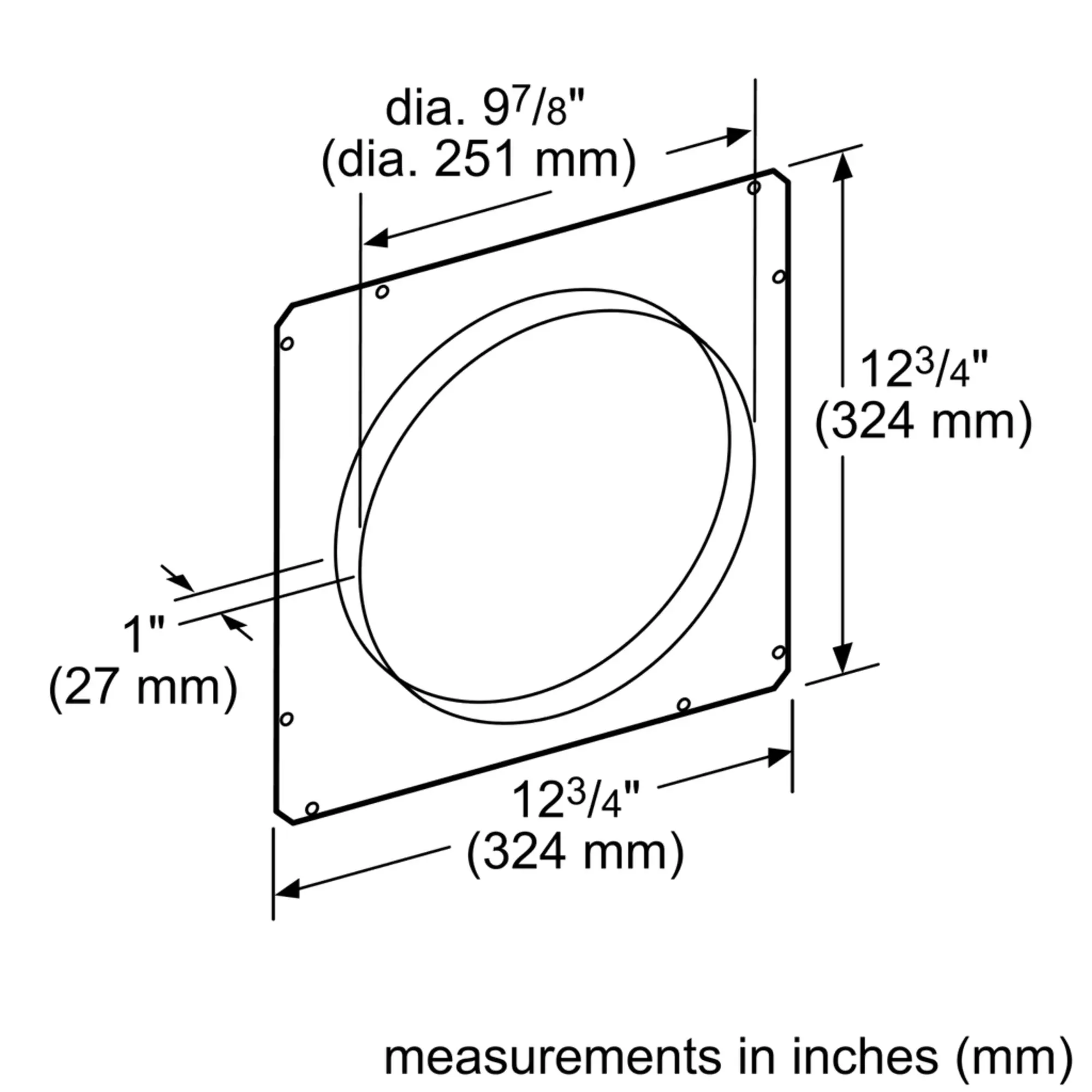 Installation Accessory 324 Mm CVTFRONT10