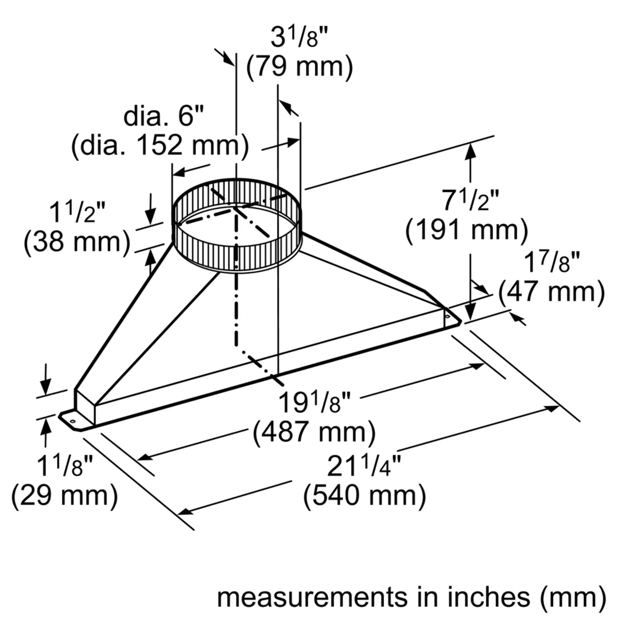 Adapter Duct CVTSIDE6