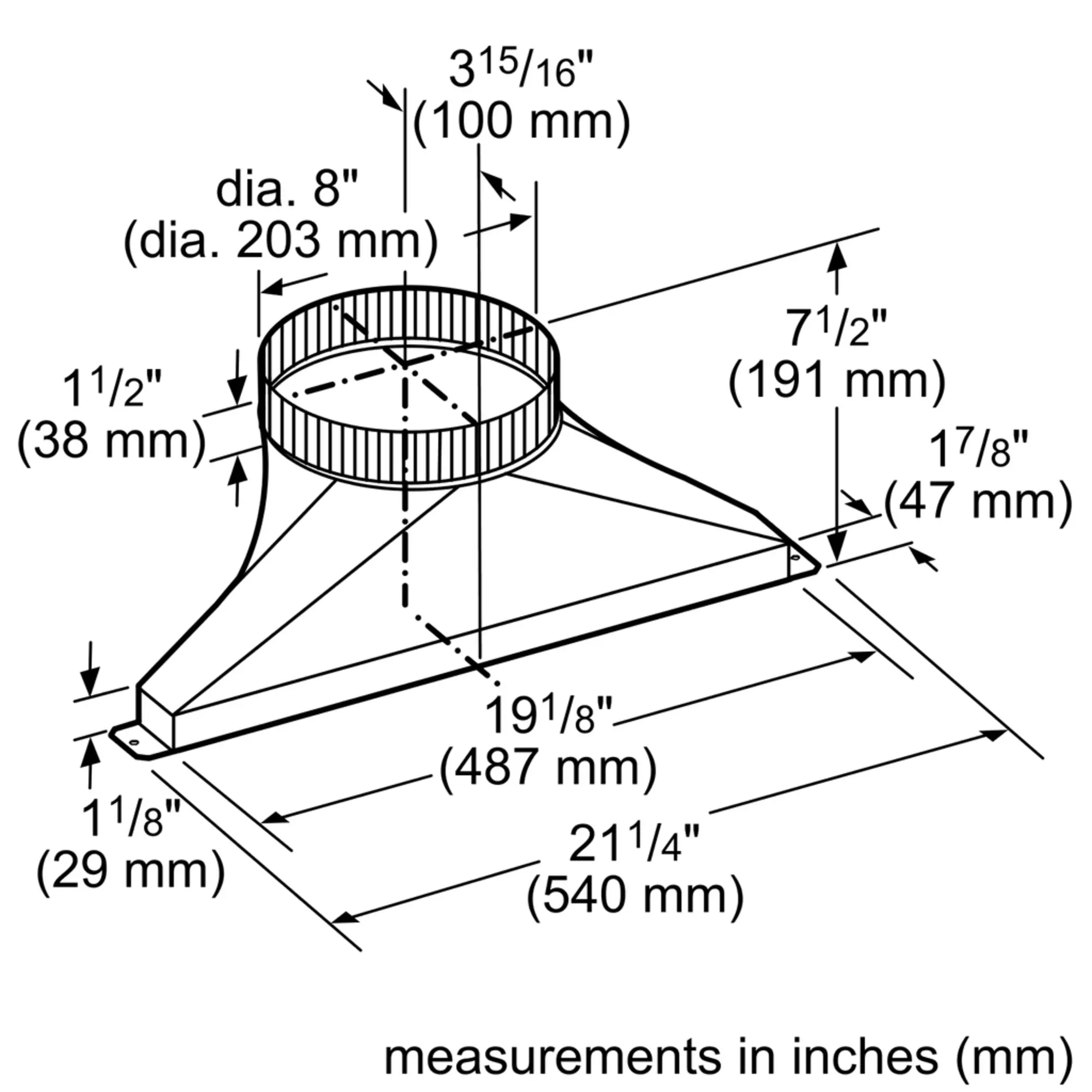 Adapter Duct CVTSIDE8