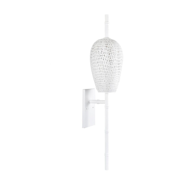 43.5"H RATTAN WALL SCONCE CVW1P476B