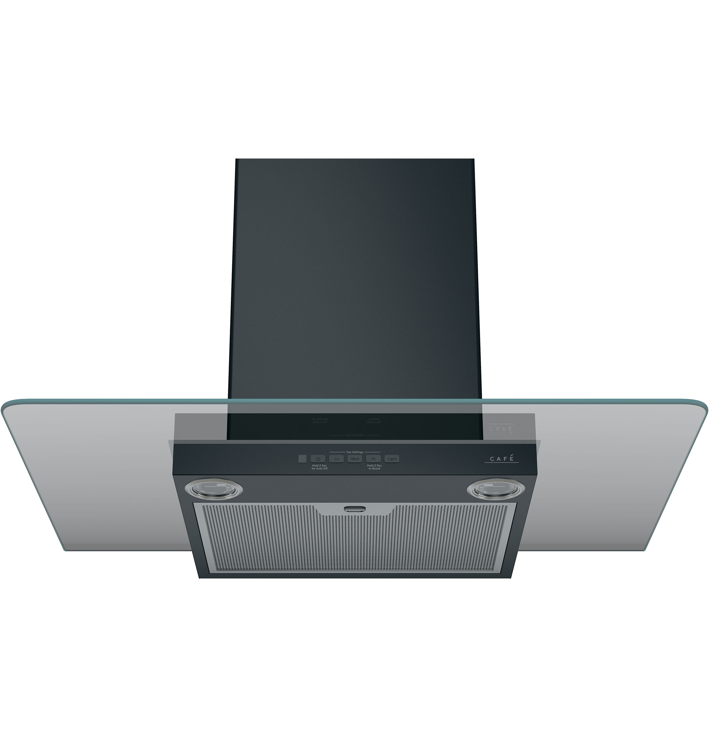 Café 30" Wall-mount Glass Canopy Chimney Hood CVW73013MDS