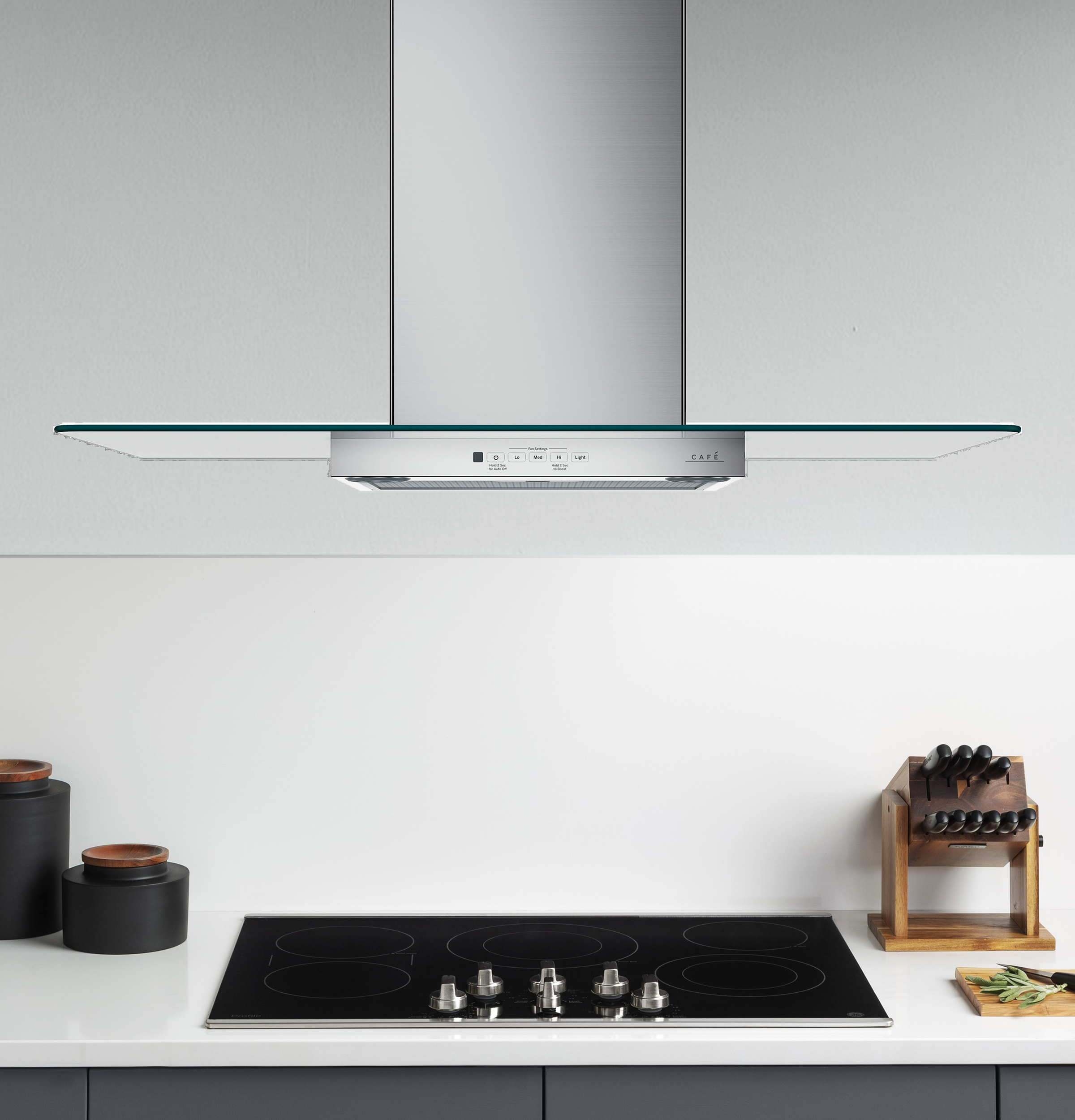 CAFÉ™ 36" Wall-Mount Glass Canopy Chimney Hood view 6
