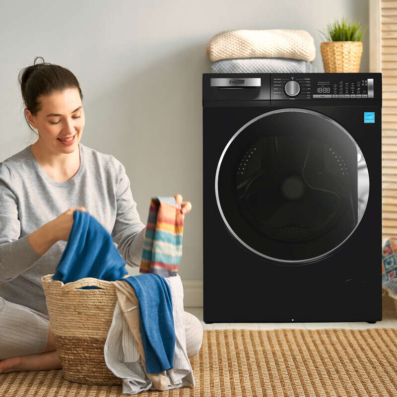 ConServ Washer 2.2cf AUTOSENSE 1400 RPM 15 programs Sanitize LED Display 110V CW2240MATTEBLACK
