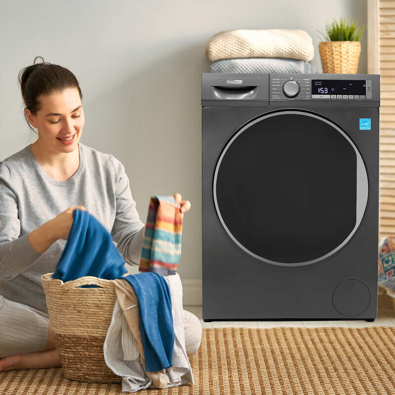 ConServ Washer 2.2cf AUTOSENSE 1400 RPM 15 programs Sanitize LED Display 120V Titanium CW2240T
