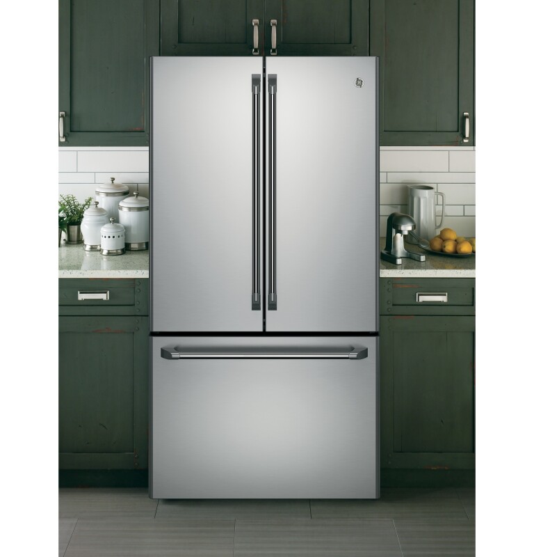 Café Series 23.1 Cu. Ft. Counter-depth French-door Refrigerator CWE23SSHSS