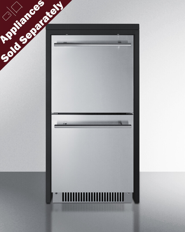 Refrigerator Cabinet for 15" Wide Appliances, ADA Height CWR9ADA