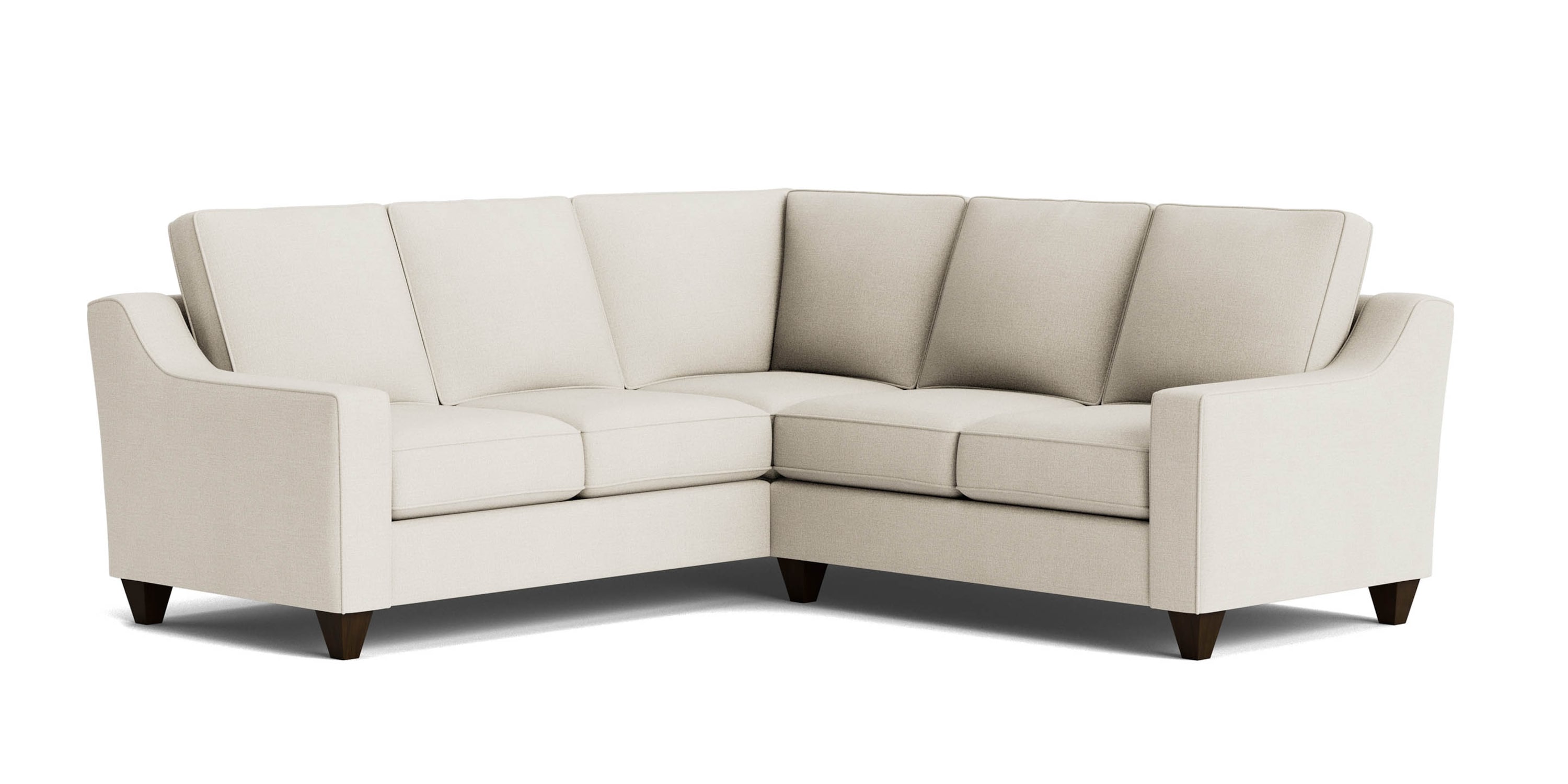 True Custom™ True Custom® Wide Slope Arm L-Shaped Sectional CWS00L4161SFKIT25