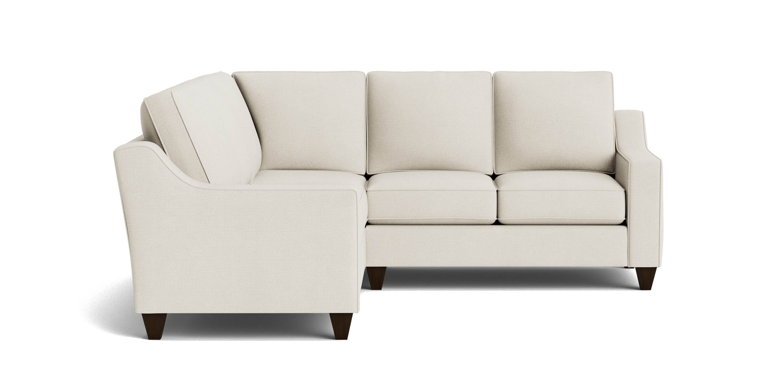True Custom™ True Custom® Wide Slope Arm L-Shaped Sectional CWS00L4161SFKIT25