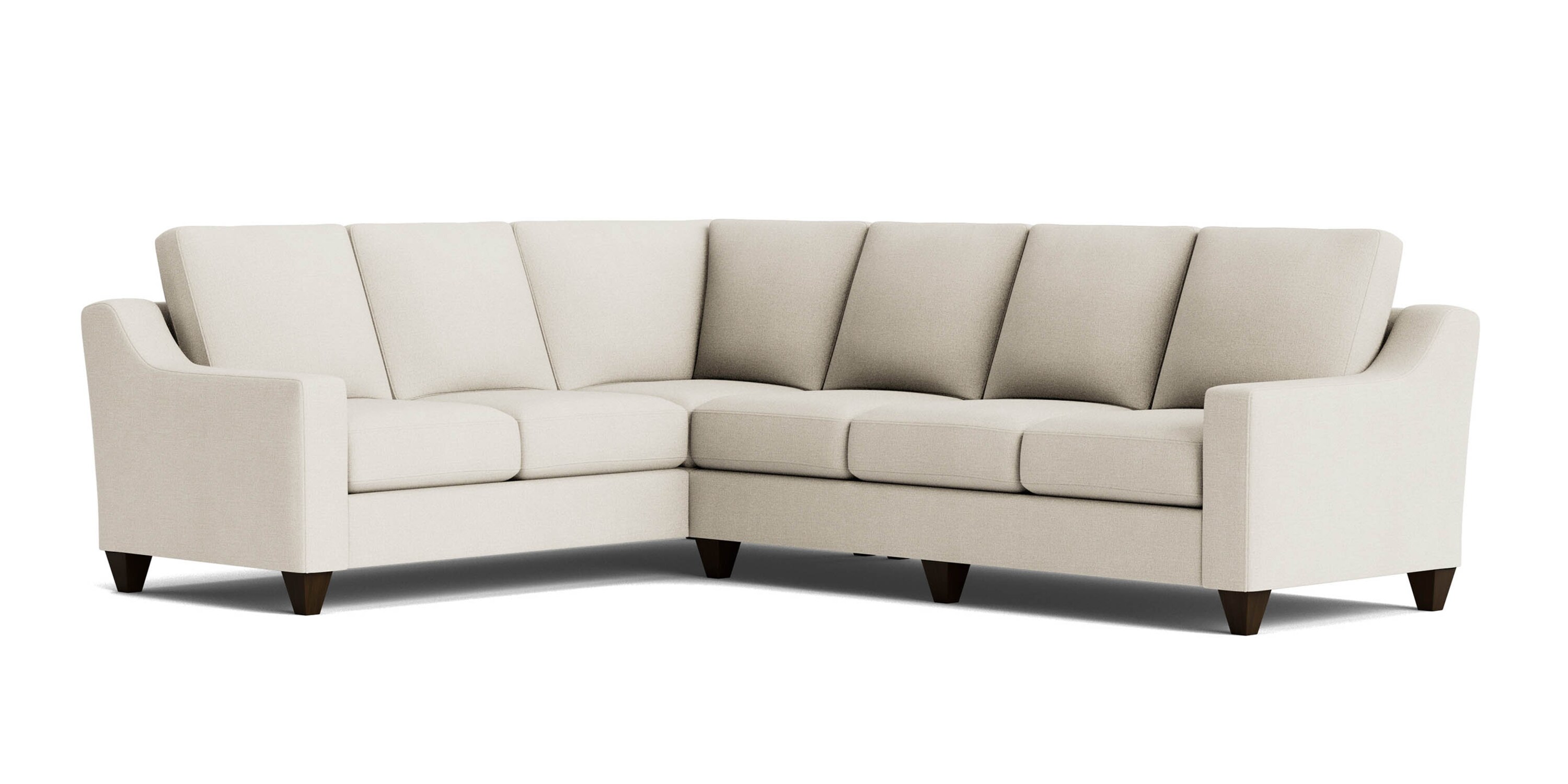 True Custom™ True Custom® Wide Slope Arm L-Shaped Sectional CWS00L6661SFKIT22