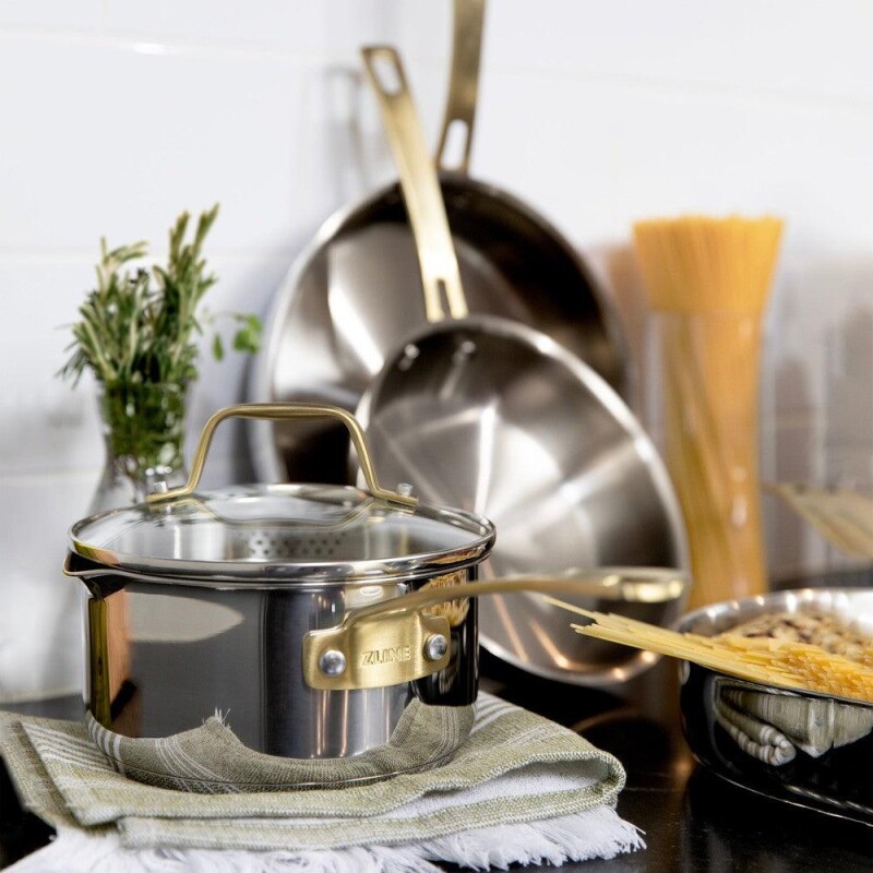 10-Piece Non-Toxic Stainless Steel Cookware Set CWSETLST10
