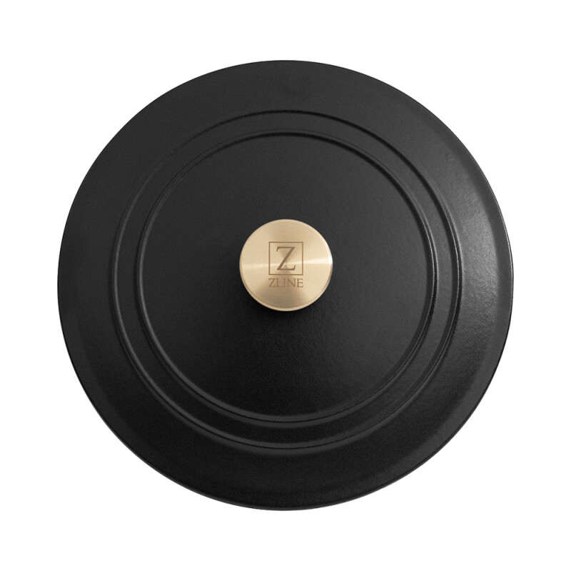 5-Piece Enameled Cast Iron Cookware Set in Black Matte CWSETSBLM5