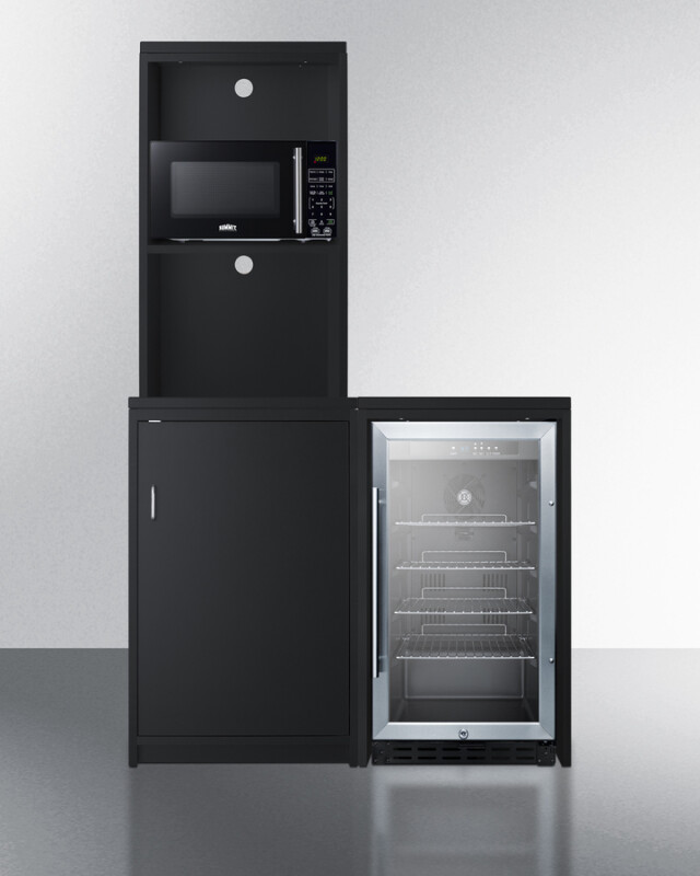 43" Wide Casework Suite with Beverage Center and Microwave, ADA Height CWSUITE43G