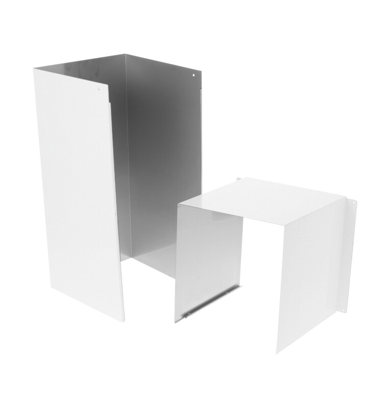 Cafe Duct Cover Extension Kit: 8 Foot Matte White CX8DC9SPWM Picture 1