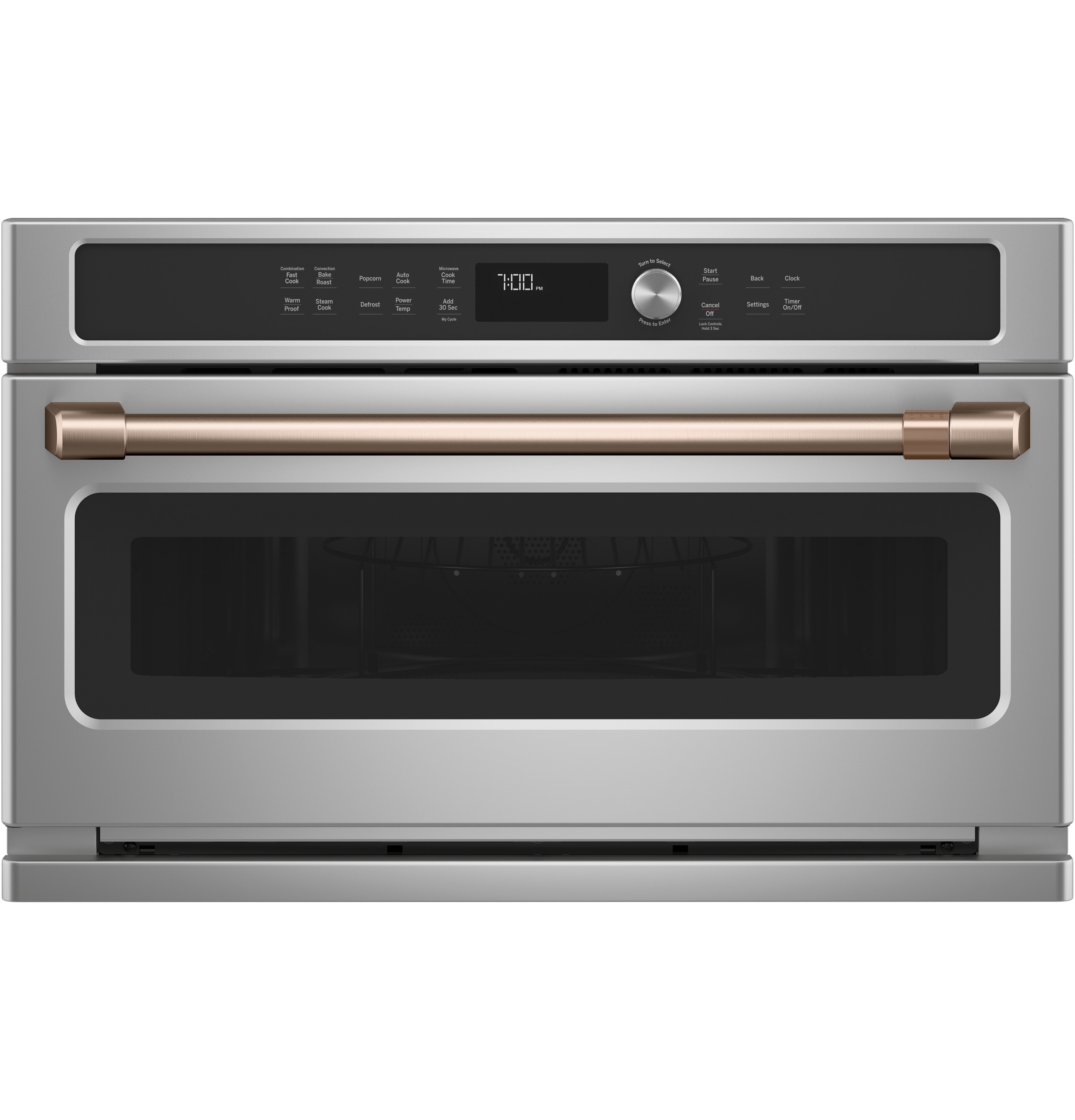 CAFÉ™ 30" Brushed Copper handle/knob view 2