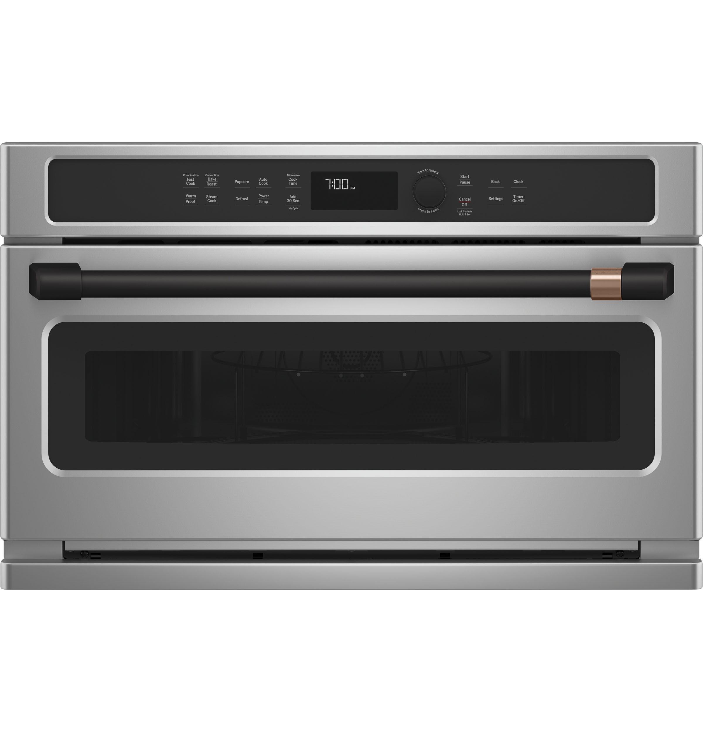 CAFÉ™ 30" Flat Black handle/knob view 2