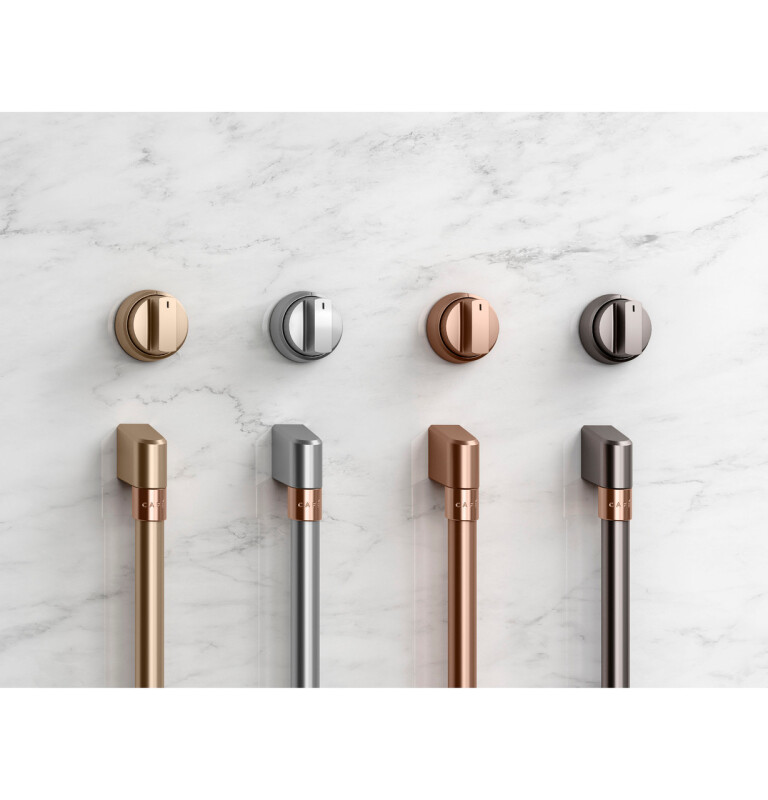 CAFÉ™ 5 Electric Cooktop Knobs - Brushed Black CXCE1HKPMBT