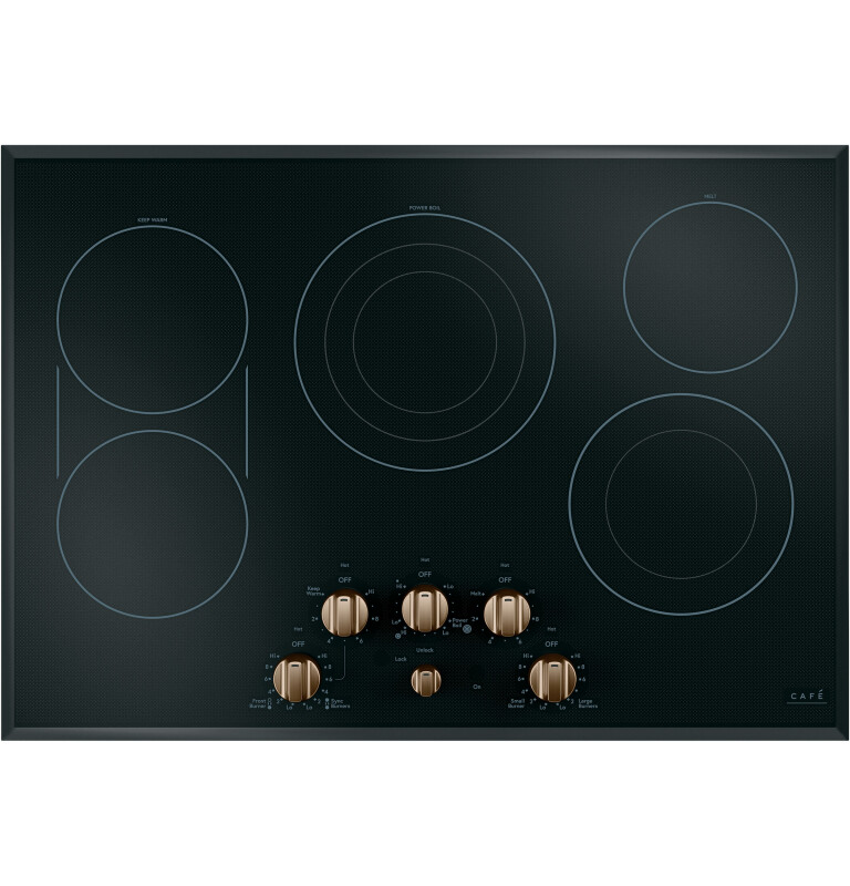 CAFÉ™ 5 Electric Cooktop Knobs - Brushed Bronze view 2