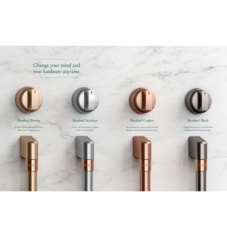 CAFÉ™ 5 Electric Cooktop Knobs - Brushed Bronze view 5