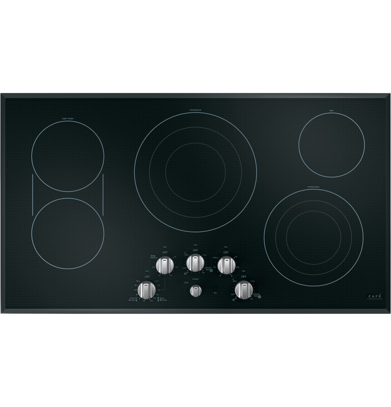 CAFÉ™ 5 Electric Cooktop Knobs - Brushed Stainless view 3