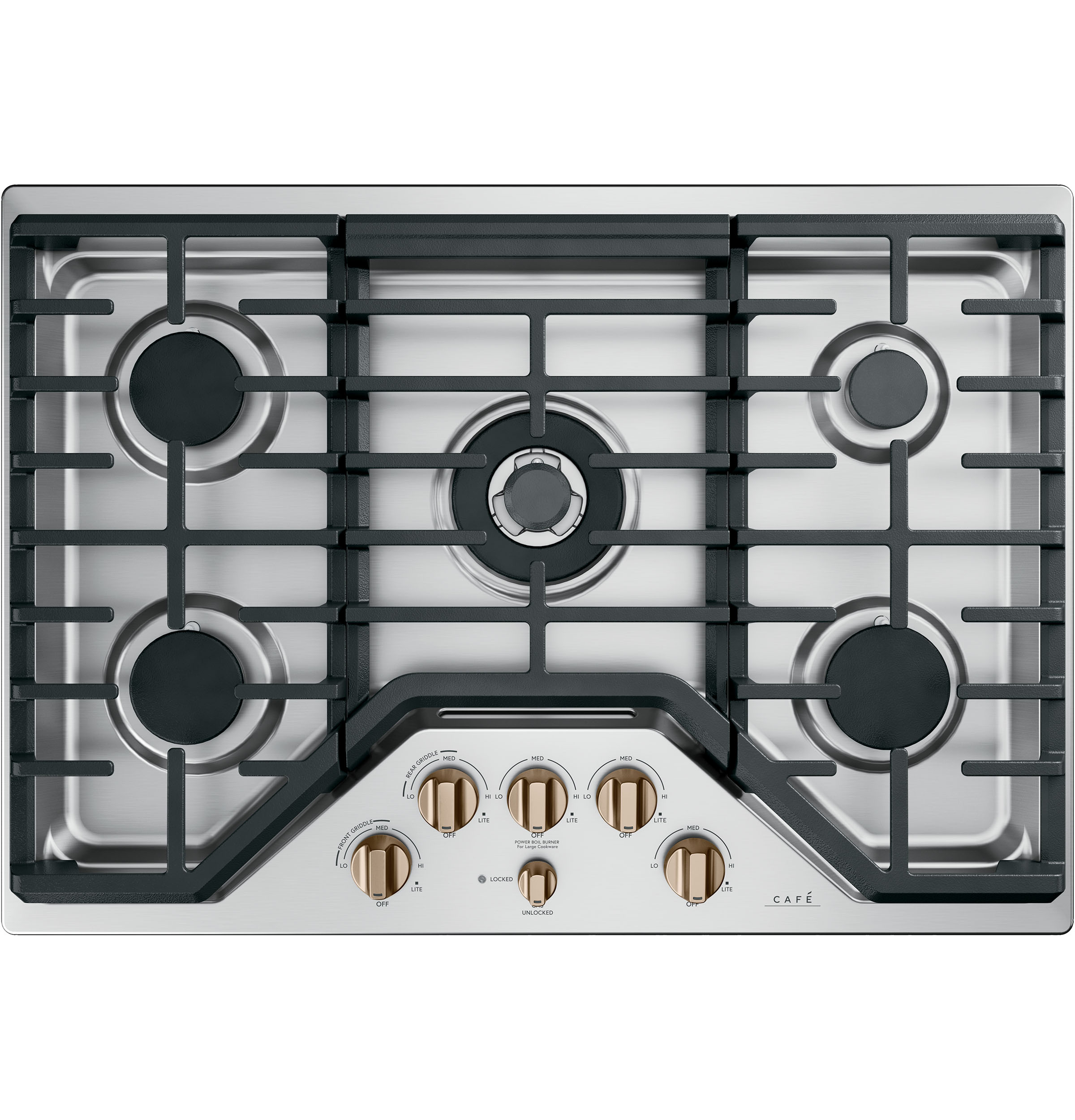 CAFÉ™ 5 Gas Cooktop Knobs - Brushed Bronze view 2