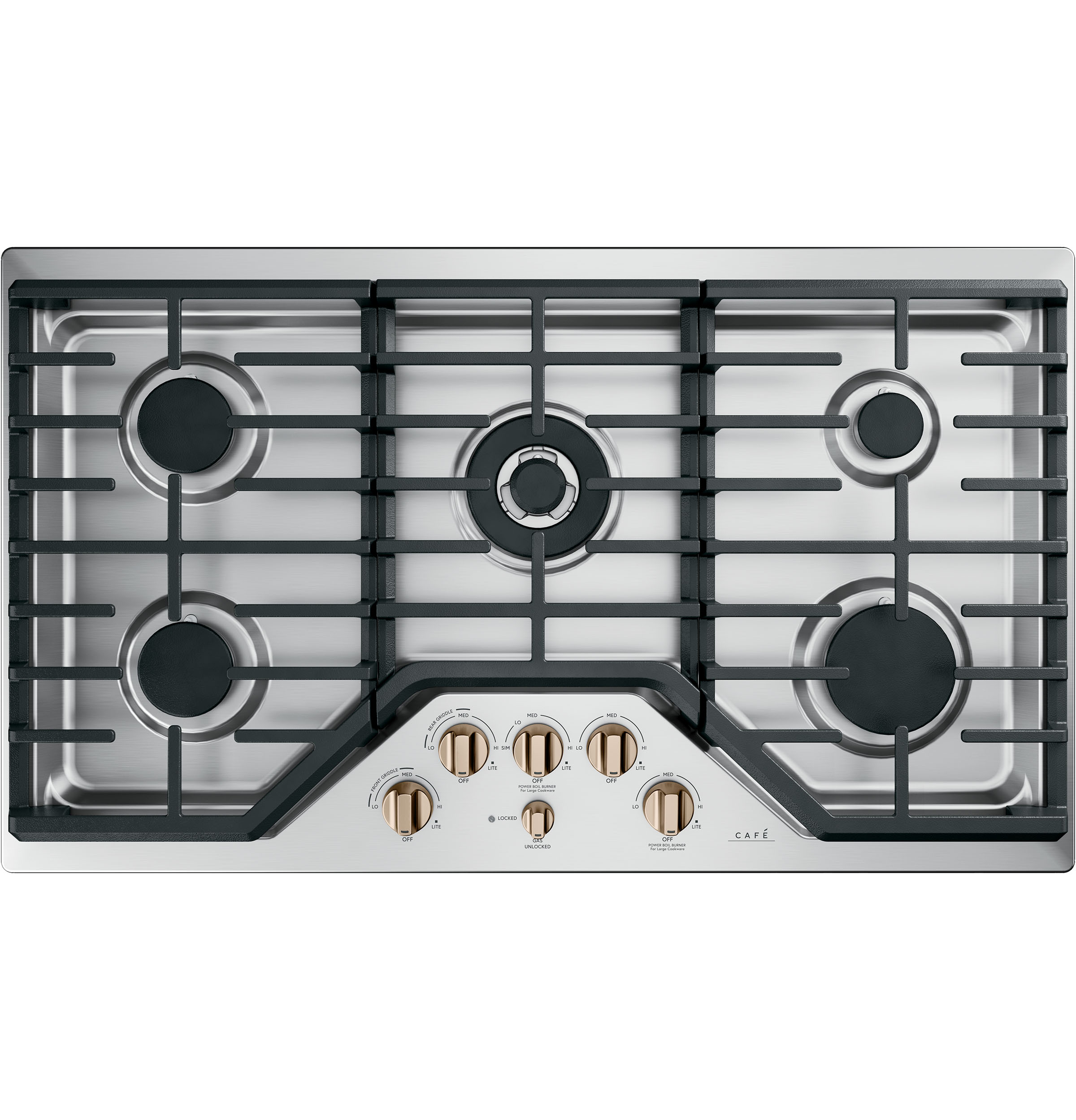 CAFÉ™ 5 Gas Cooktop Knobs - Brushed Bronze view 3