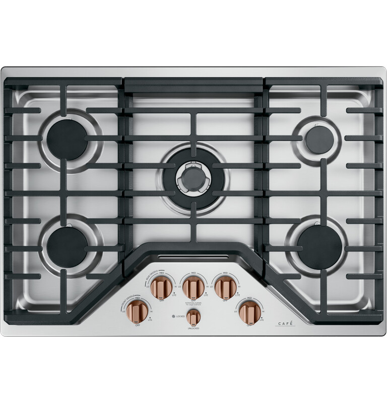 CAFÉ™ 5 Gas Cooktop Knobs - Brushed Copper view 2