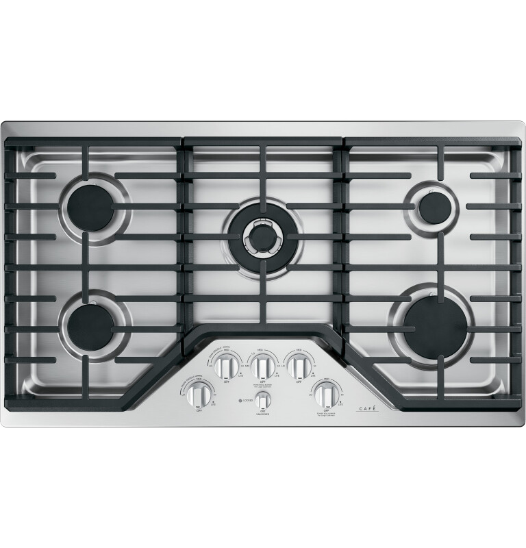 CAFÉ™ 5 Gas Cooktop Knobs - Brushed Stainless view 3