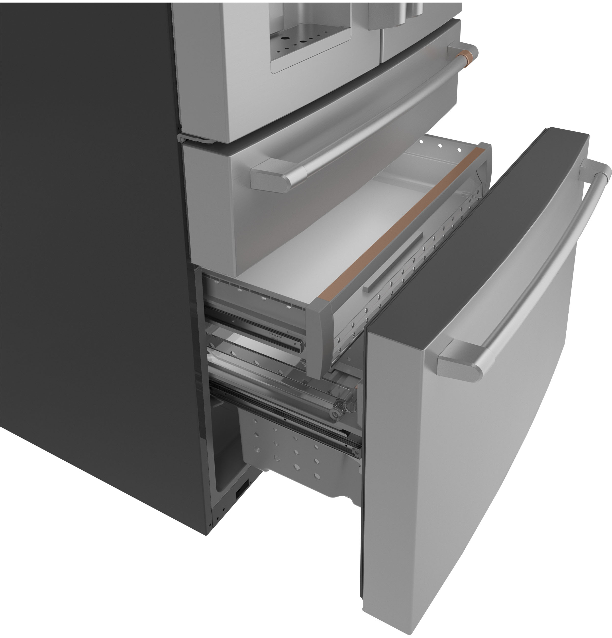 CAFÉ™ ENERGY STAR® 22.3 Cu. Ft. Smart Counter-Depth 4-Door French-Door Refrigerator view 14