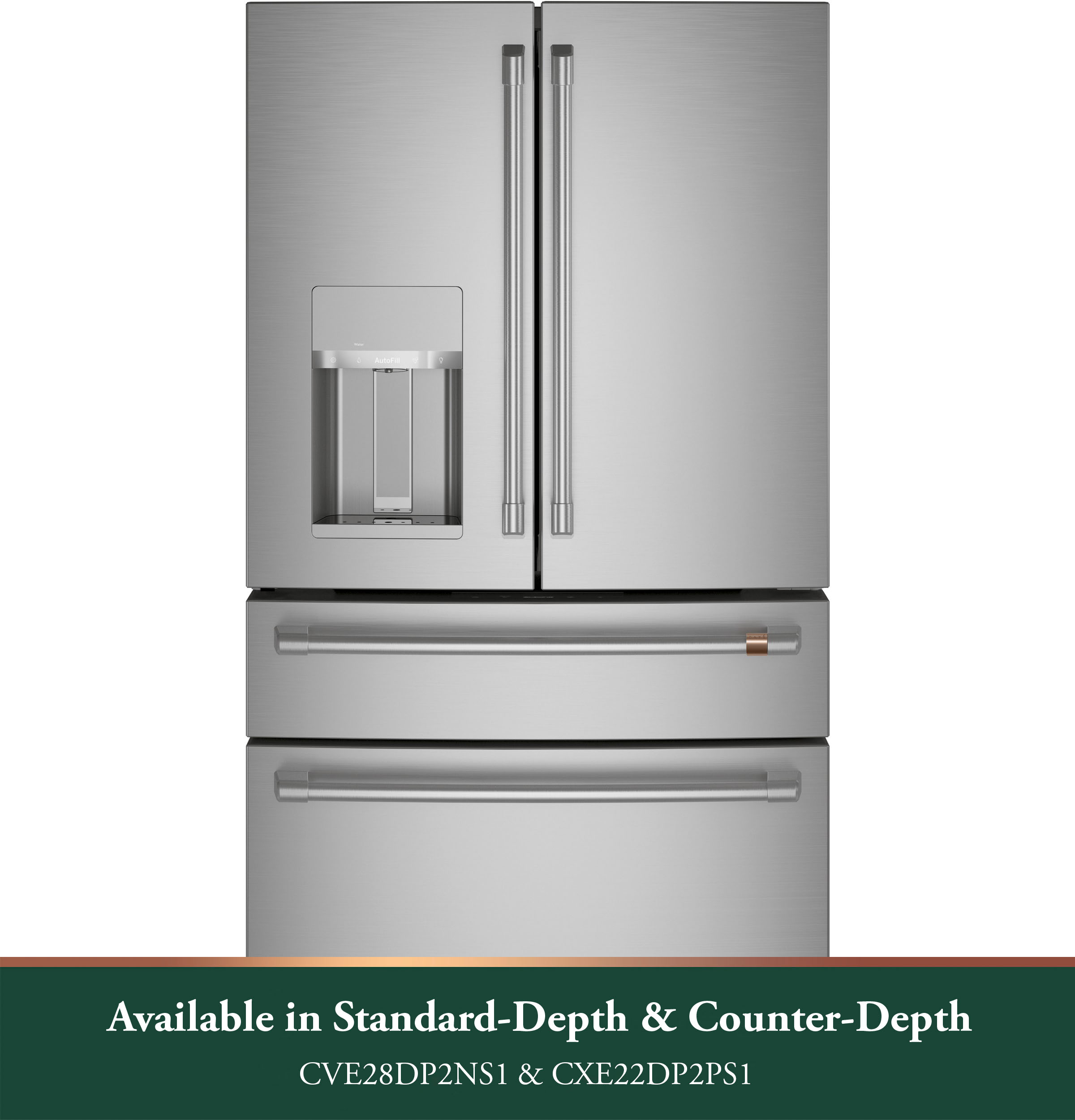 CAFÉ™ ENERGY STAR® 22.3 Cu. Ft. Smart Counter-Depth 4-Door French-Door Refrigerator view 10